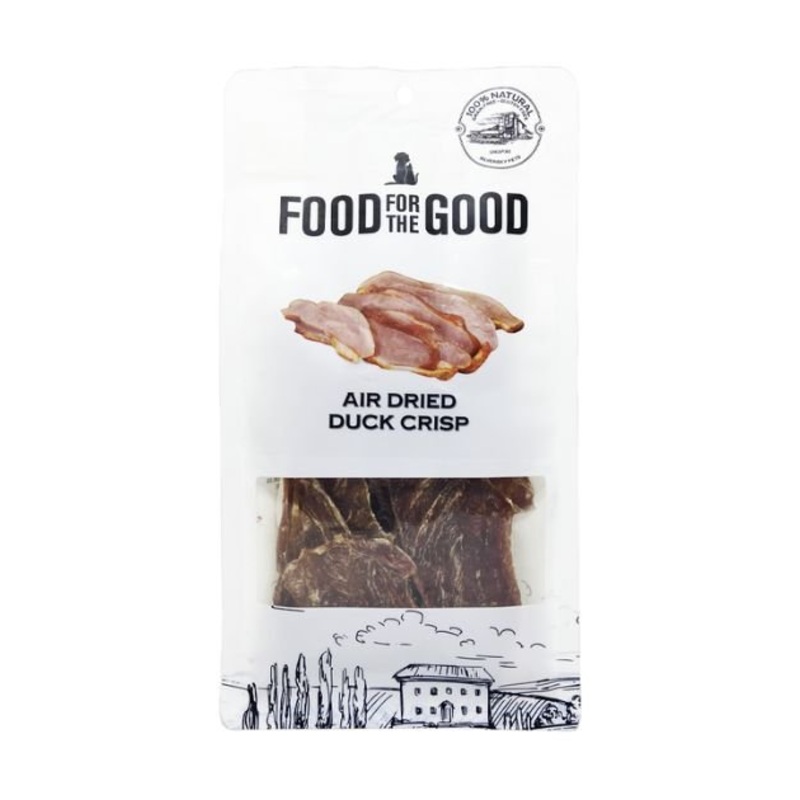 Food For The Good Air Dried Cat & Dog Treats (Duck Crisp)