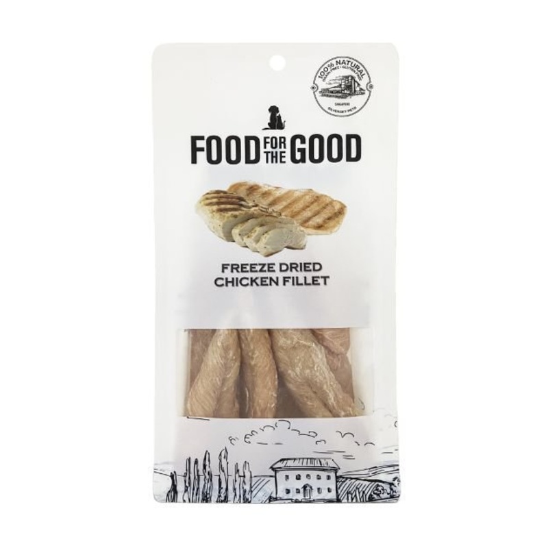 Food For The Good Freeze Dried Cat & Dog Treats (Chicken Fillet)