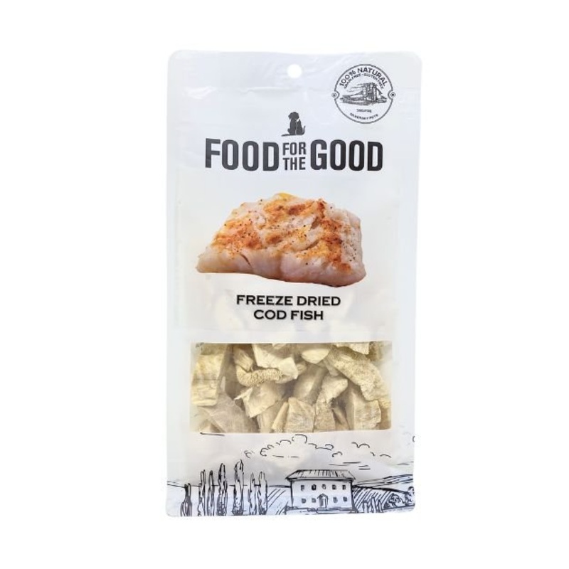 Food For The Good Freeze Dried Cat & Dog Treats (Cod Fish)