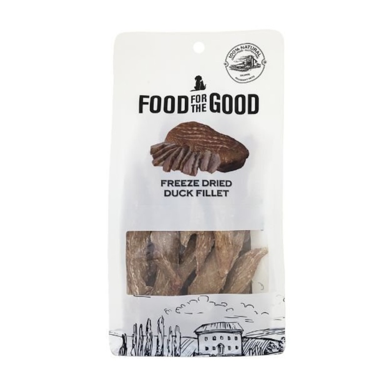 Food For The Good Freeze Dried Cat & Dog Treats (Duck Fillet)