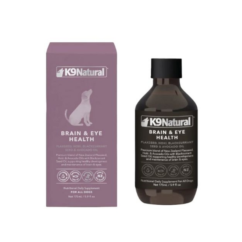 K9 Natural Brain & Eye Health Oil (Flaxseed, Hoki, Blackcurrant Seed & Avocado) For Dogs