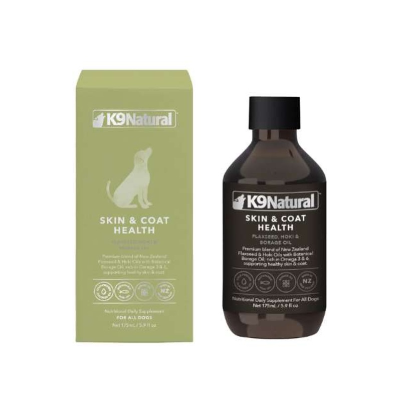 K9 Natural Skin & Coat Health Oil (Flaxseed, Hoki & Borage) For Dogs