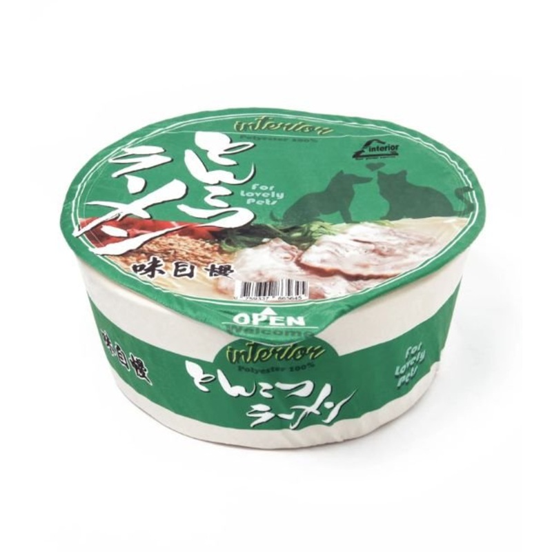 Kashima Tonkotsu Ramen Noodles Bed For Dogs & Cats (Green)