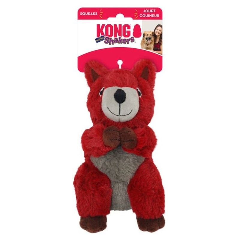 Kong Shaker Passports (Red Squirrel) Dog Toy