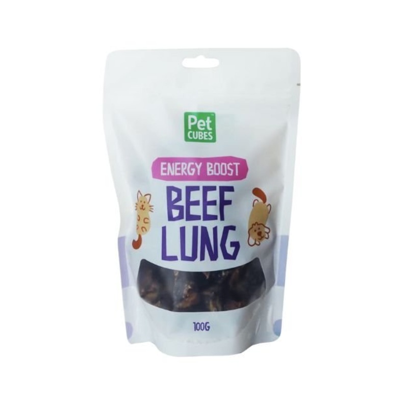 PetCubes Dog & Cat Treats (Beef Lung)