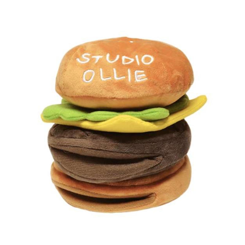 Studio Ollie Nosework Dog Toy (Burger)