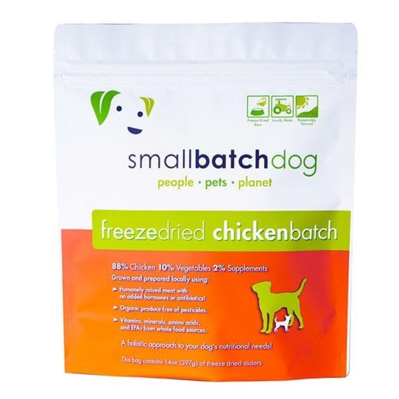 TRY & BUY: Small Batch Freeze Dried Chicken Sliders Dog Food