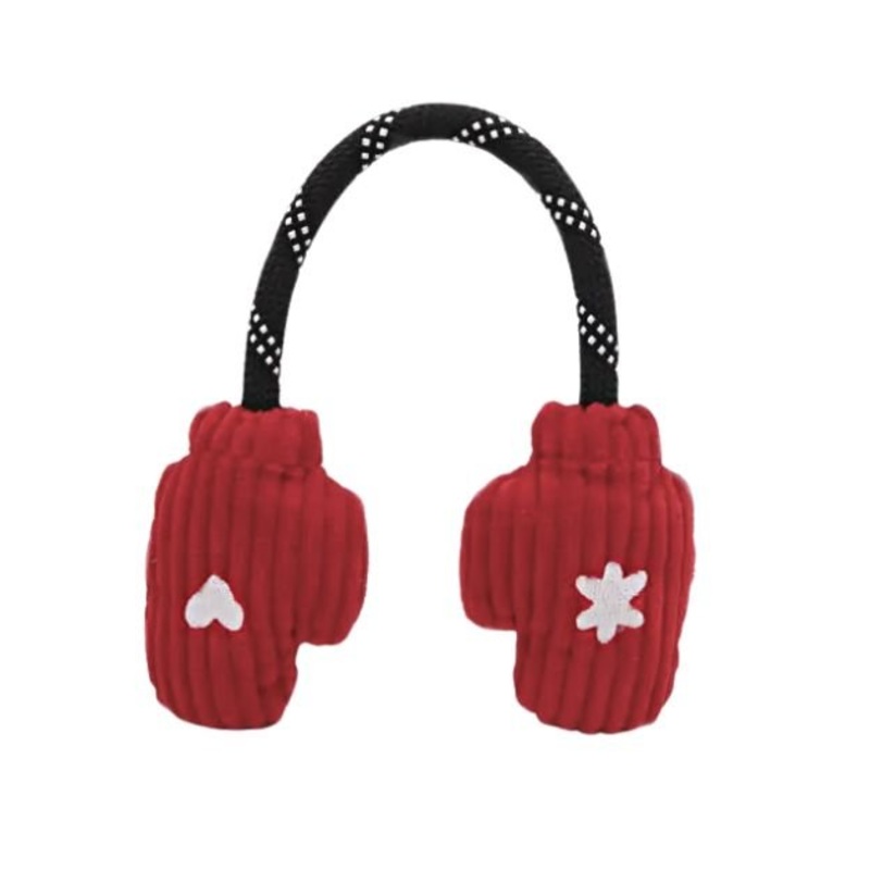 ZippyPaws Holiday RopeTugz Dog Toy (Mittens)