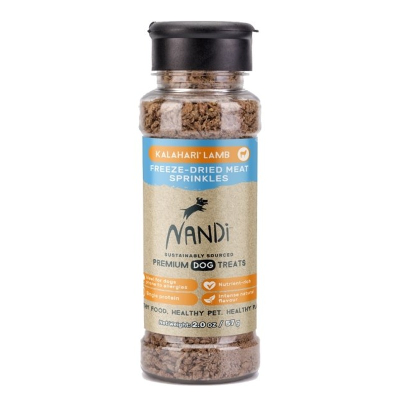$10 ONLY: Nandi Freeze-Dried Meat Sprinkles (Kalahari Lamb)