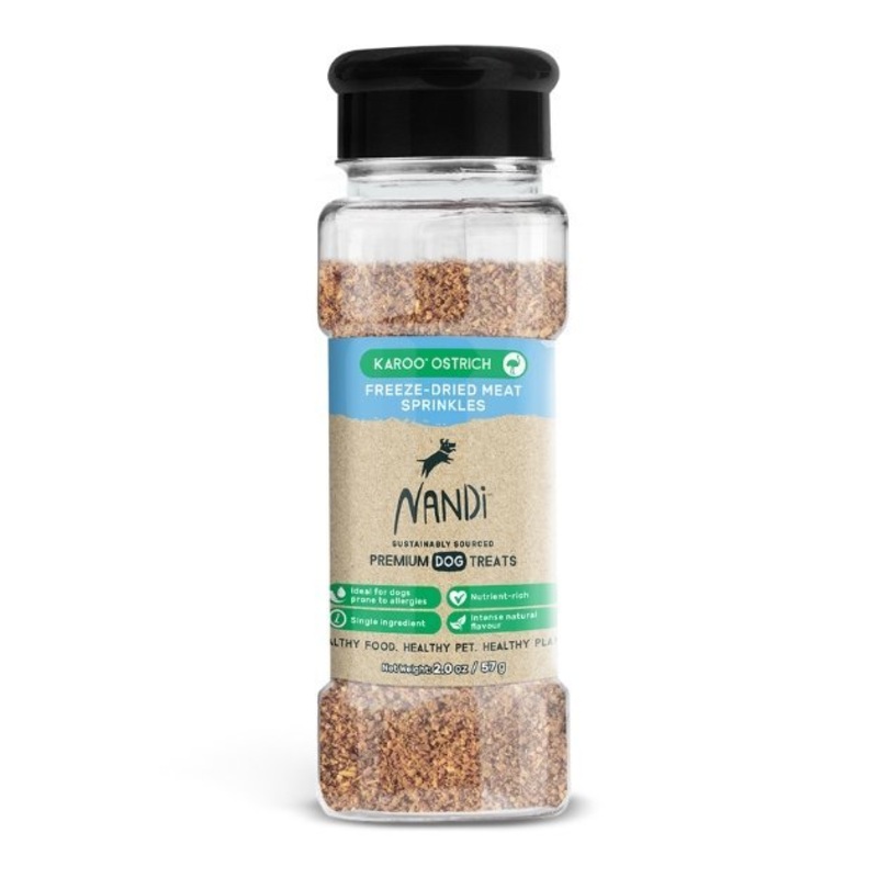 $10 ONLY: Nandi Freeze-Dried Meat Sprinkles (Karoo Ostrich)