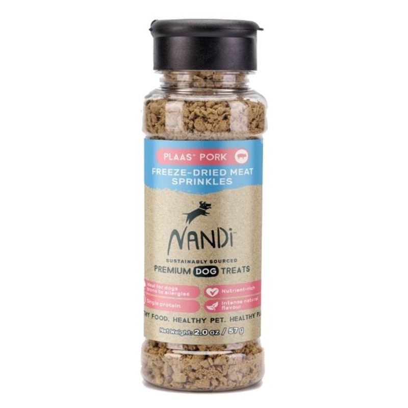 $10 ONLY: Nandi Freeze-Dried Meat Sprinkles (Plaas Pork)