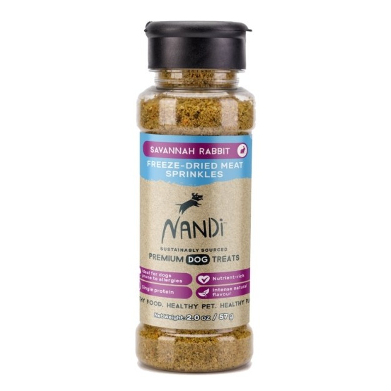 $10 ONLY: Nandi Freeze-Dried Meat Sprinkles (Savannah Rabbit)