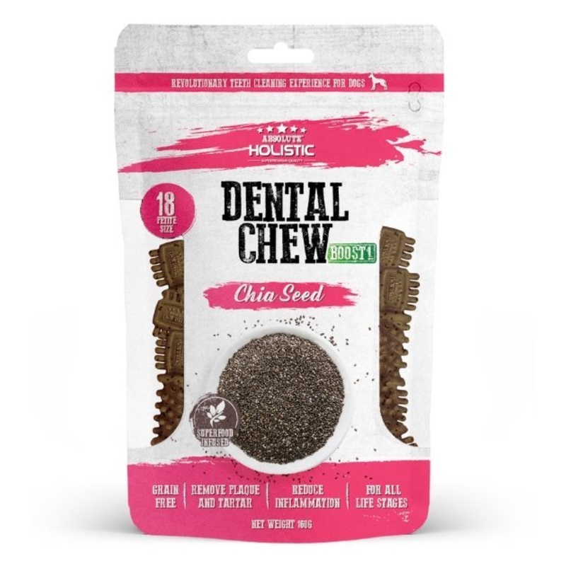 Absolute Holistic Petite Dental Dog Chews (Chia Seed)