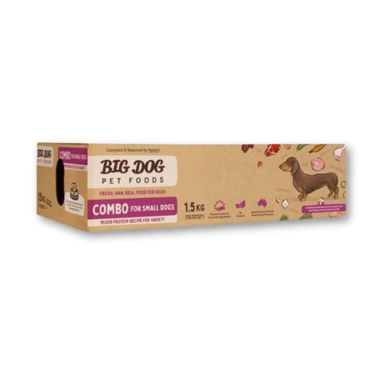 Big Dog Combo Raw Dog Food for Small Dogs