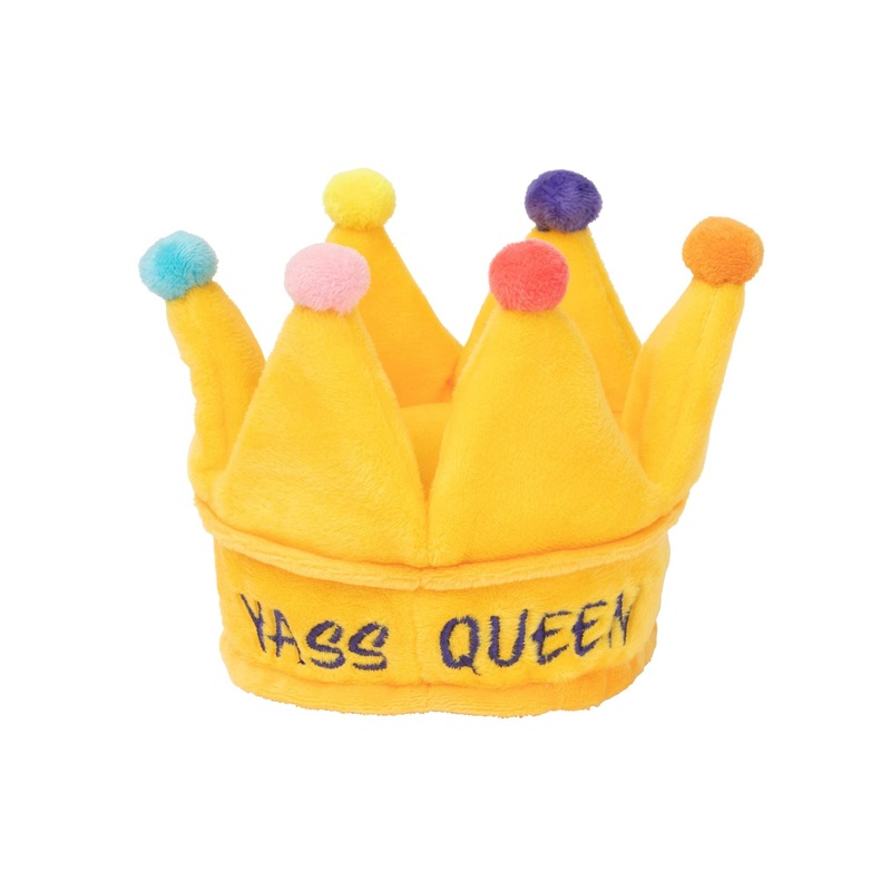 FuzzYard Pride Plush Dog Toy (Yass Queen Crown)