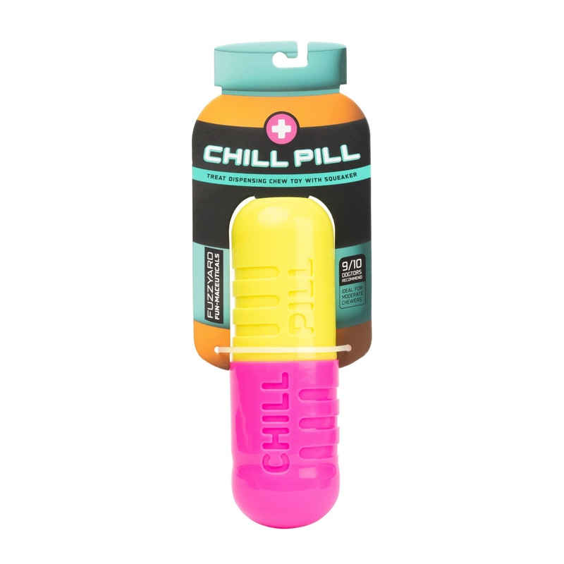 Fuzzyard Treat Dispensing Interactive Dog Chew Toy (Chill Pill)