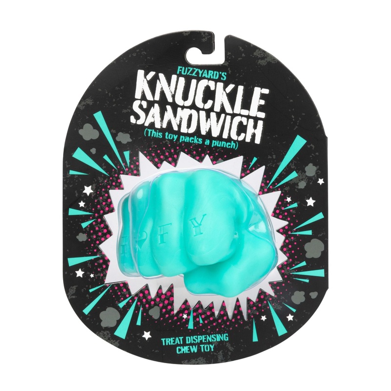 Fuzzyard Treat Dispensing Interactive Dog Chew Toy (Knuckle Sandwich)