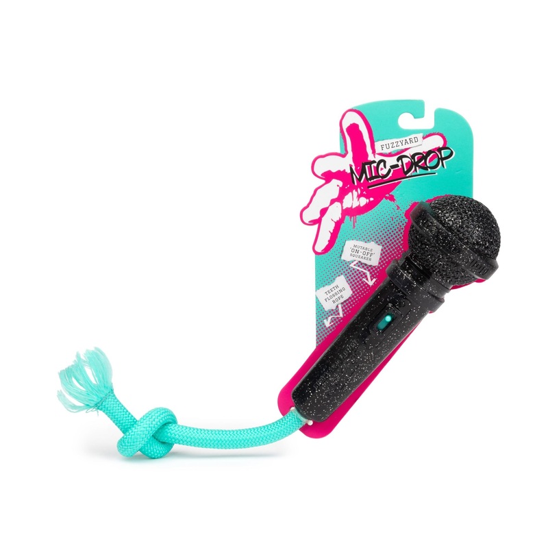 Fuzzyard Treat Dispensing Interactive Dog Chew Toy (Mic Drop)