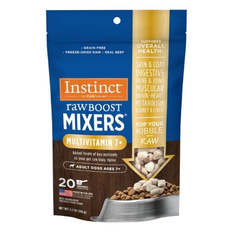 Instinct Raw Boost Mixers Freeze-Dried Topper Dog Food (Adult 7+)