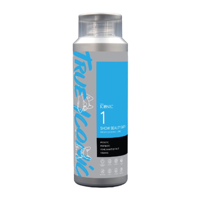 TRUE ICONIC Show Beauty Bath Brightening Shampoo for Dogs