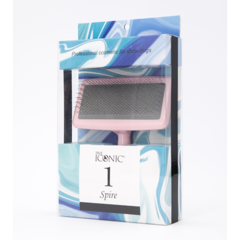 TRUE ICONIC Spire No.1 Slicker Brush (Pink)