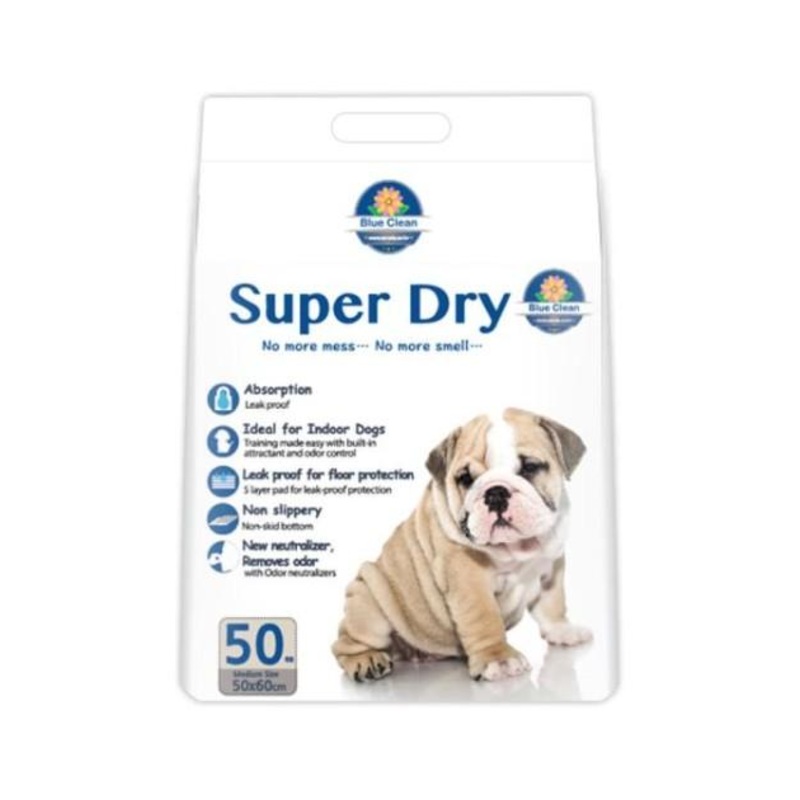 TRY & BUY: Super Dry Ultra Absorbent Pee Pad (White) - Medium