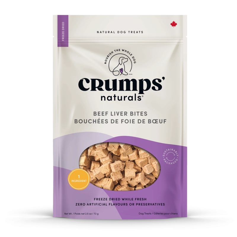 Crumps Freeze Dried Beef Liver Dog Treats