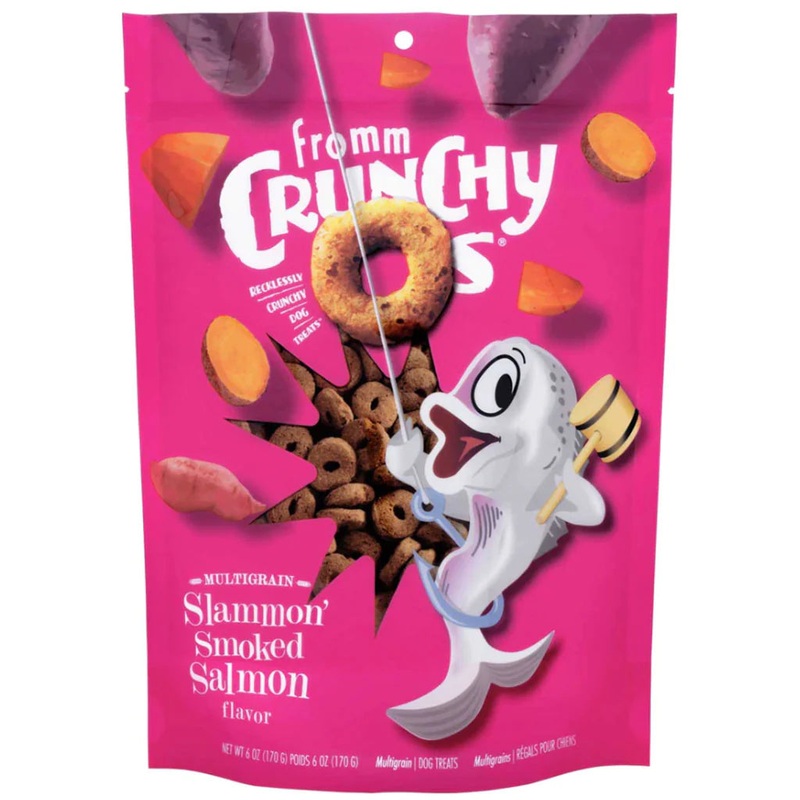 Fromm Crunchy Os Slammon Smoked Salmon Dog Treats 170g