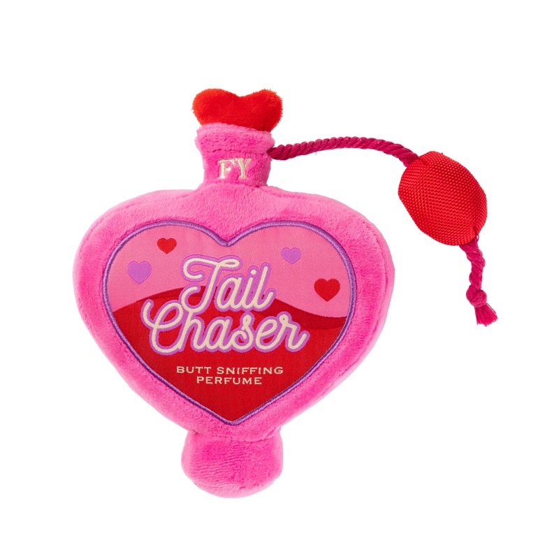 FuzzYard Valentine's Day Plush Dog Toy (Tail Chase Perfume)