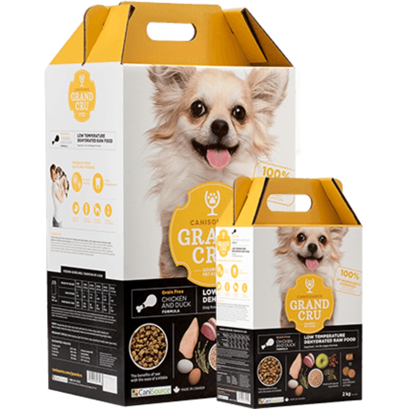 Grand Cru Dehydrated Raw Chicken and Duck Dog Food