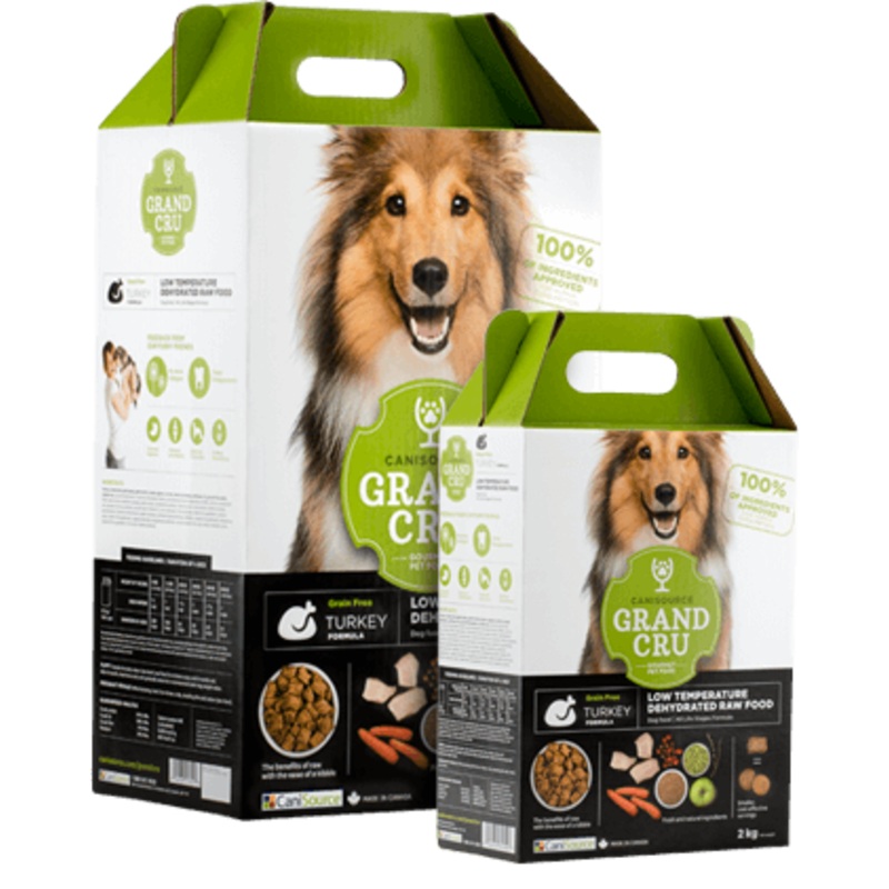 Grand Cru Dehydrated Raw Turkey Dog Food