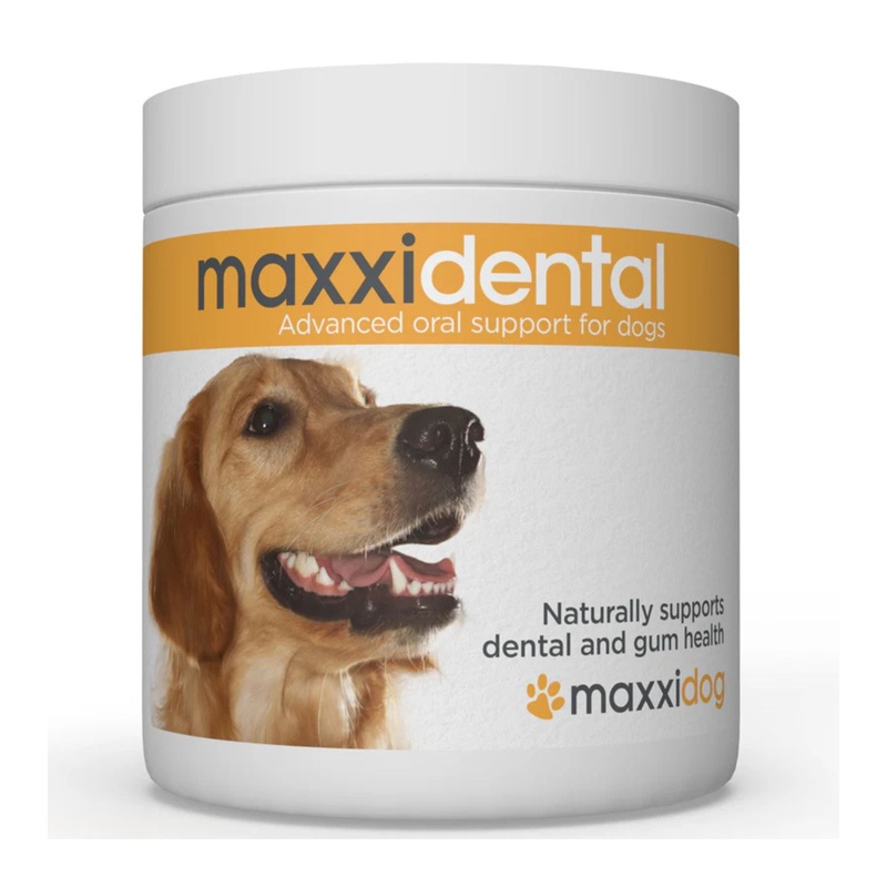 Maxxipaws Maxxidental (Advanced Oral Support) Dental Supplement for Dogs