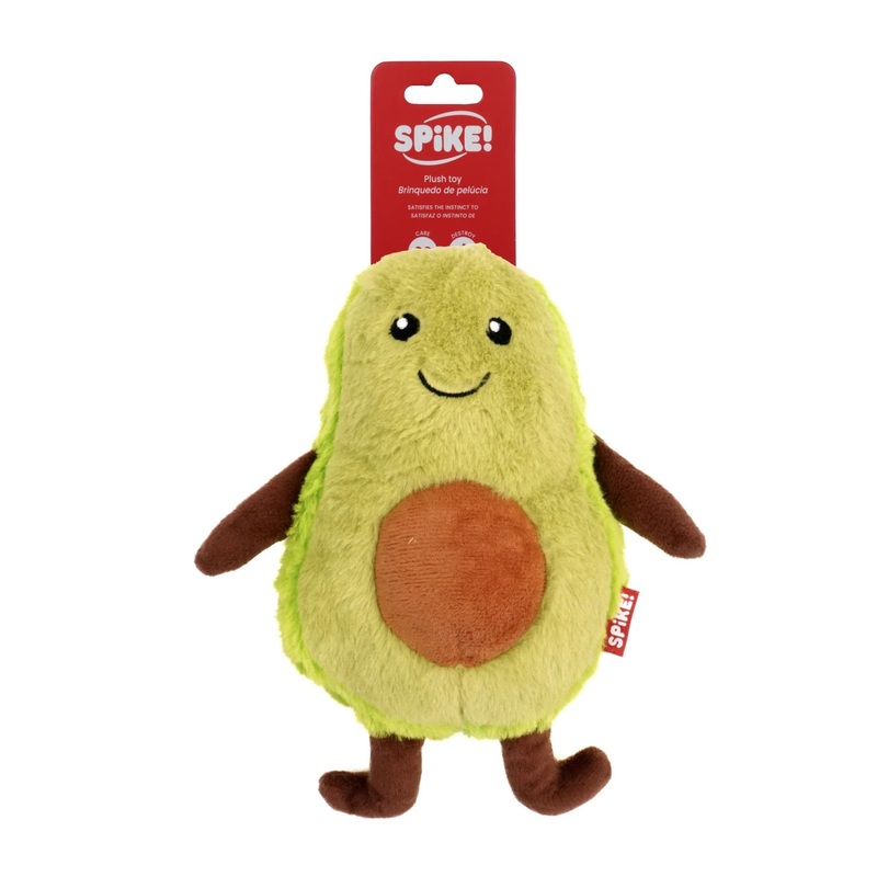 Spike! Avocado Man Plush Dog Toy