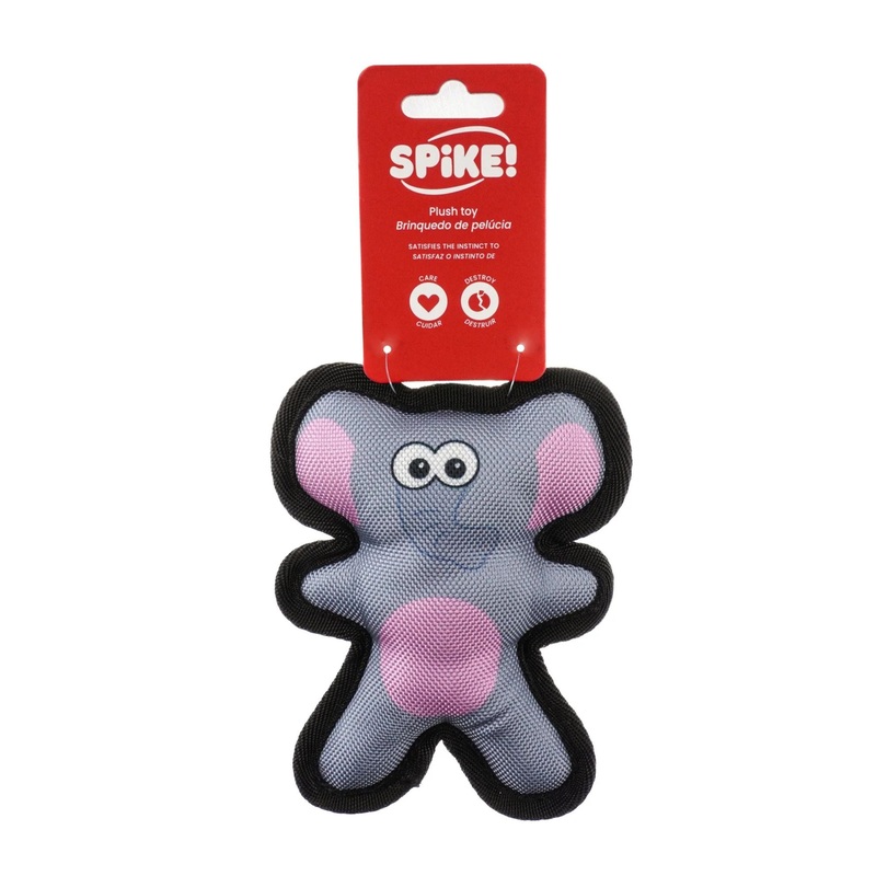 Spike! Canvas Elephant Plush Dog Toy