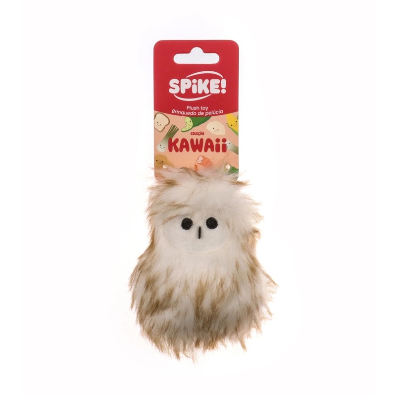 Spike! Kawaii Barn Owl Plush Dog Toy