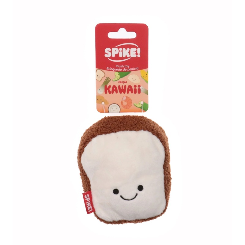 Spike! Kawaii Bread Loaf Plush Dog Toy