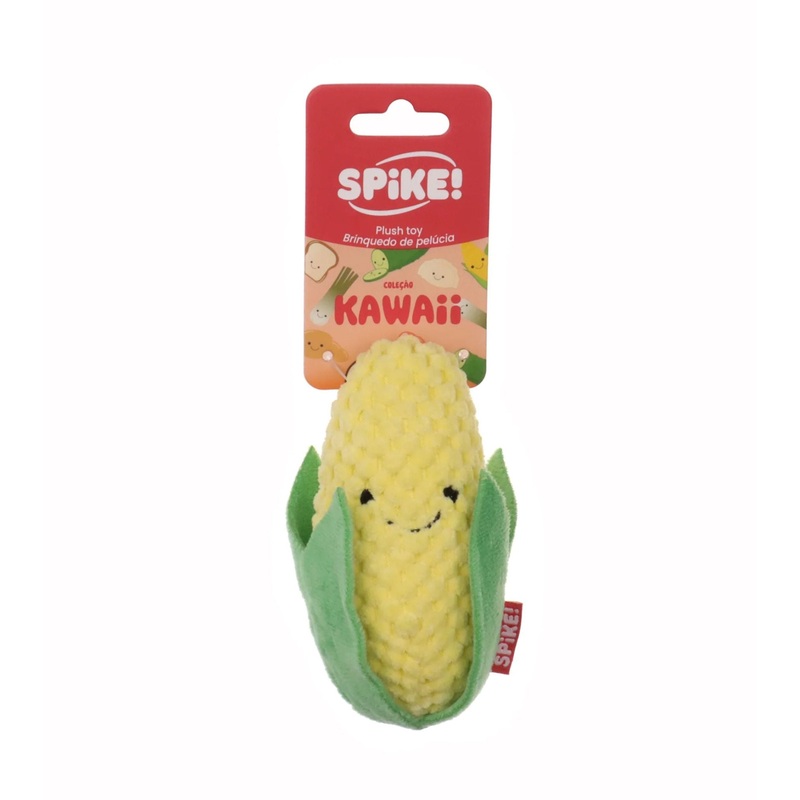 Spike! Kawaii Corn Plush Dog Toy