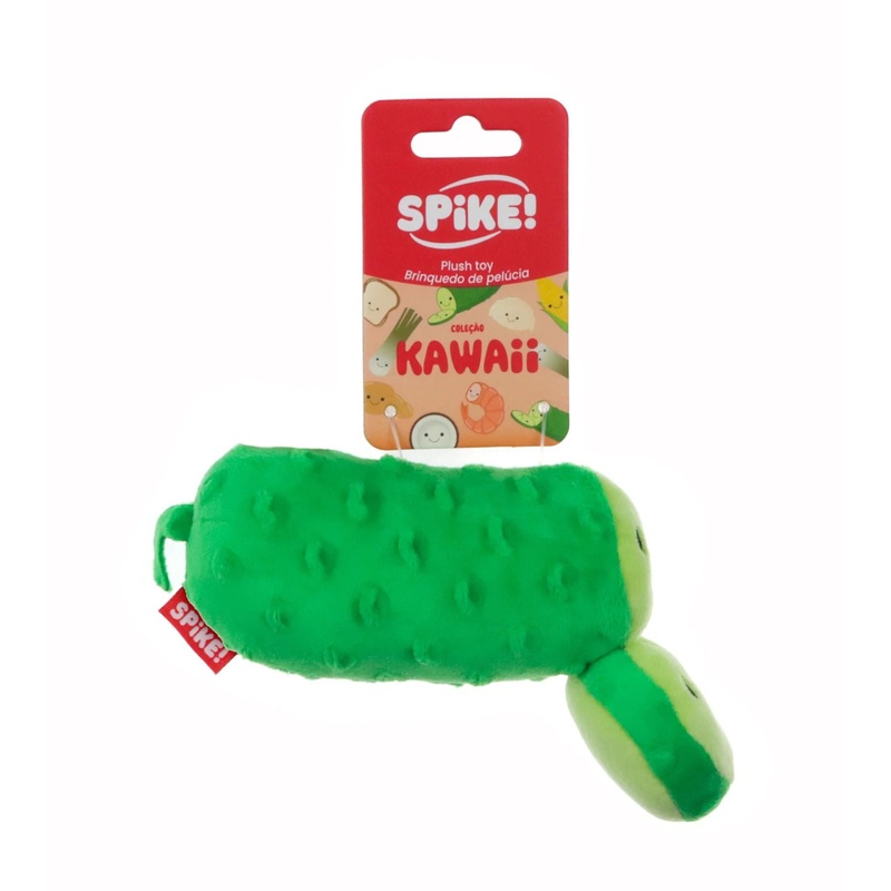 Spike! Kawaii Cucumber Plush Dog Toy