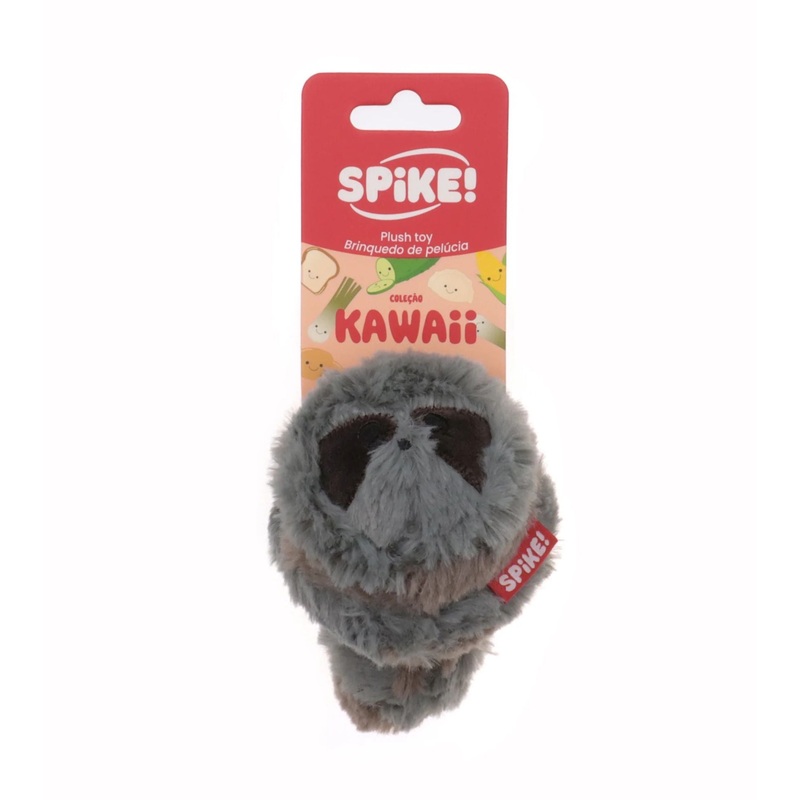 Spike! Kawaii Raccoon Plush Dog Toy