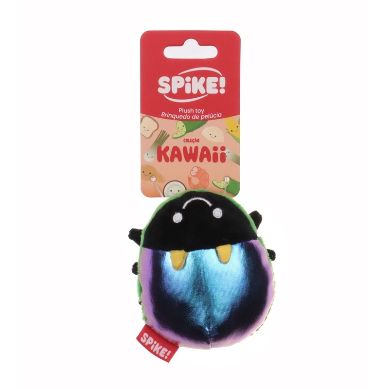 Spike! Kawaii Scrabble Plush Dog Toy