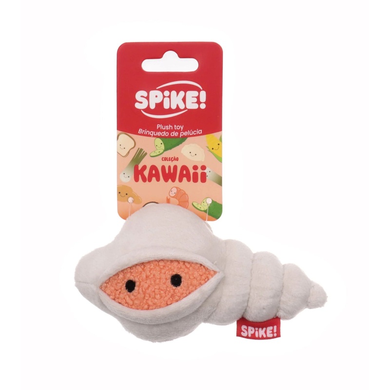 Spike! Kawaii Shell Plush Dog Toy