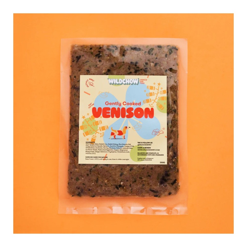 WildChow Cooked Dog Food (Venison)