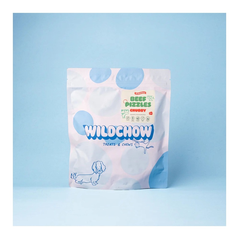 WildChow Freeze Dried Dog Chews (Beef Pizzle)