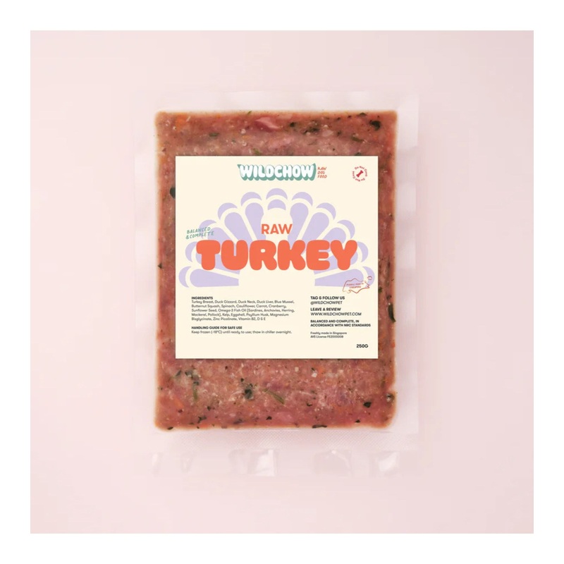 WildChow Raw Dog Food (Turkey)