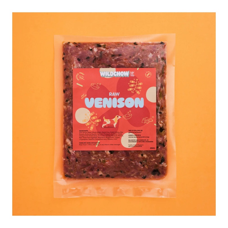 WildChow Raw Dog Food (Venison)