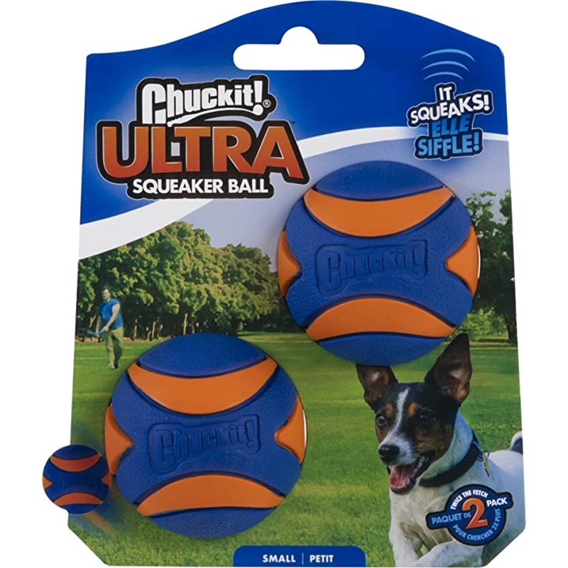Chuckit! Ultra Squeaker Ball 2pk