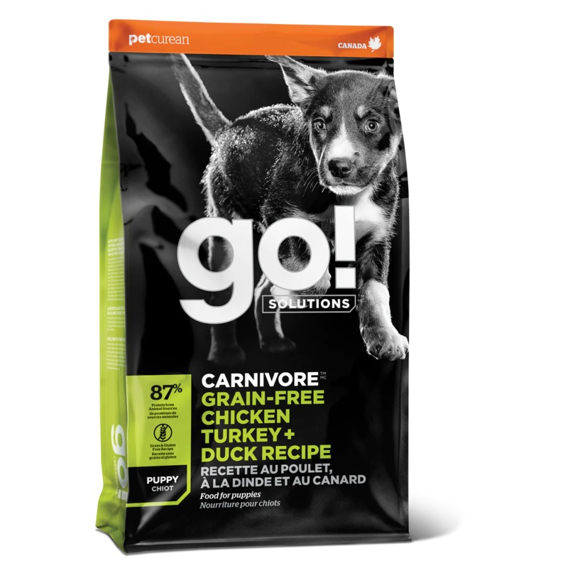Go! Carnivore Grain Free Puppy Chicken, Turkey, Duck Dog Food