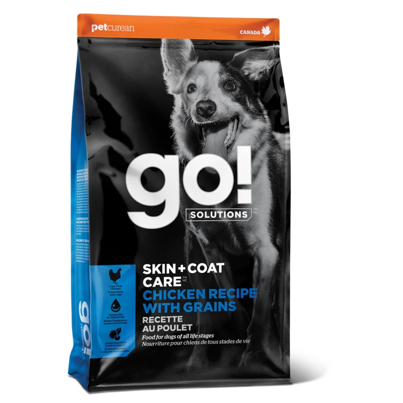 Go! Skin and Coat Chicken with Grain Dog Food