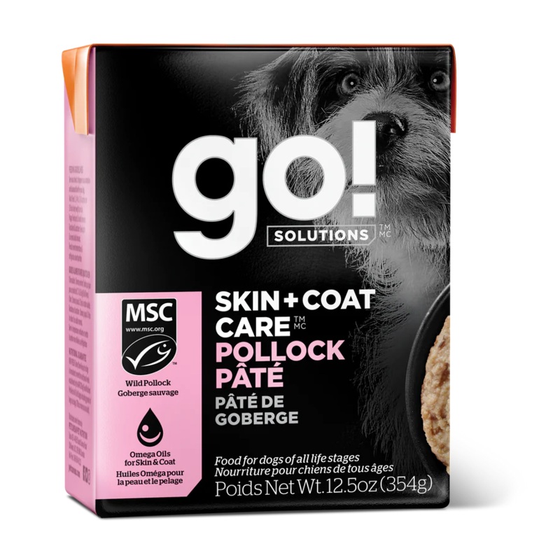 Go! Skin & Coat Pollock Dog Pate Dog Food