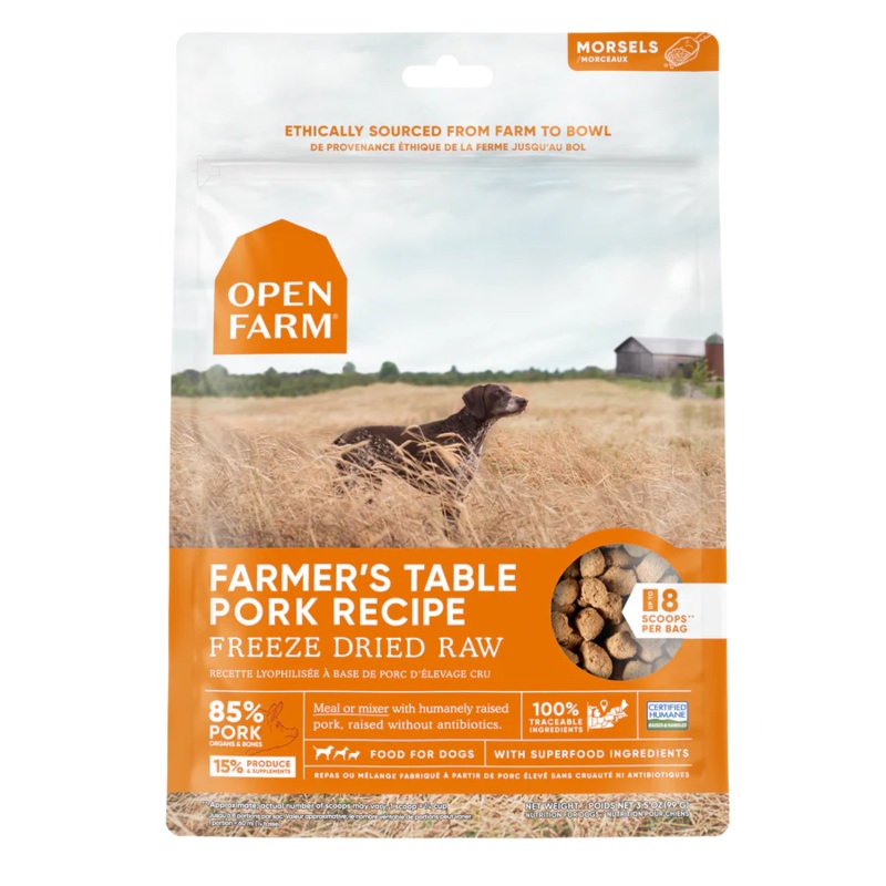 Open Farm Pork Freeze-Dried Raw Dog Food